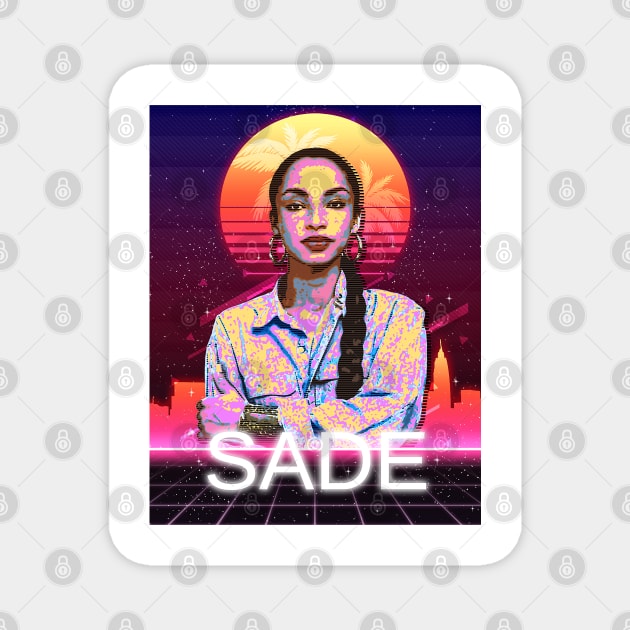 80's Poster Sade Adu Magnet by Suva