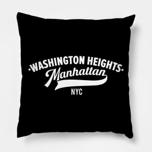 Washington Heights Logo - Manhattan NYC Pillow
