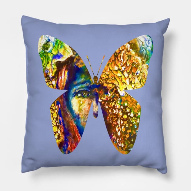 Madame Butterfly Pillow by Klssaginaw