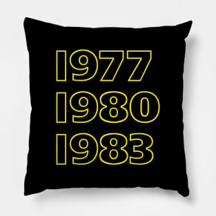 Sci Fi OT Dates Pillow