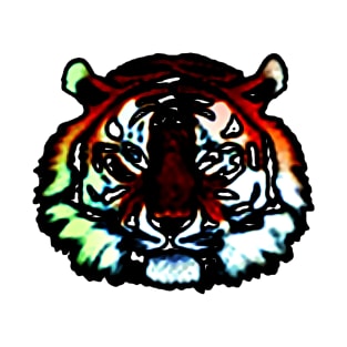 tiger head clip art T-Shirt