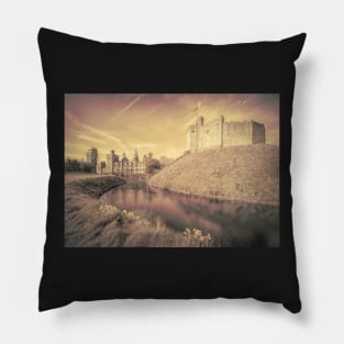 Cardiff Castle#1 Pillow