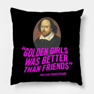 The one with Shakespeare Pillow