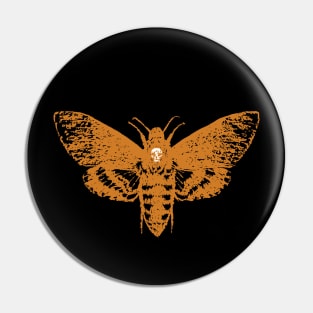 Moth face Pin