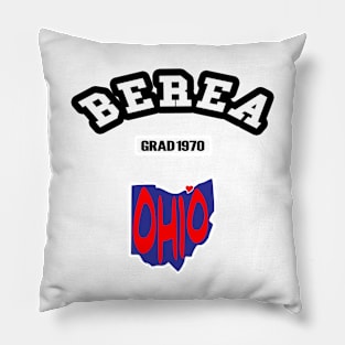 🏹 Berea Ohio Strong, Ohio Map, Graduated 1970, City Pride Pillow