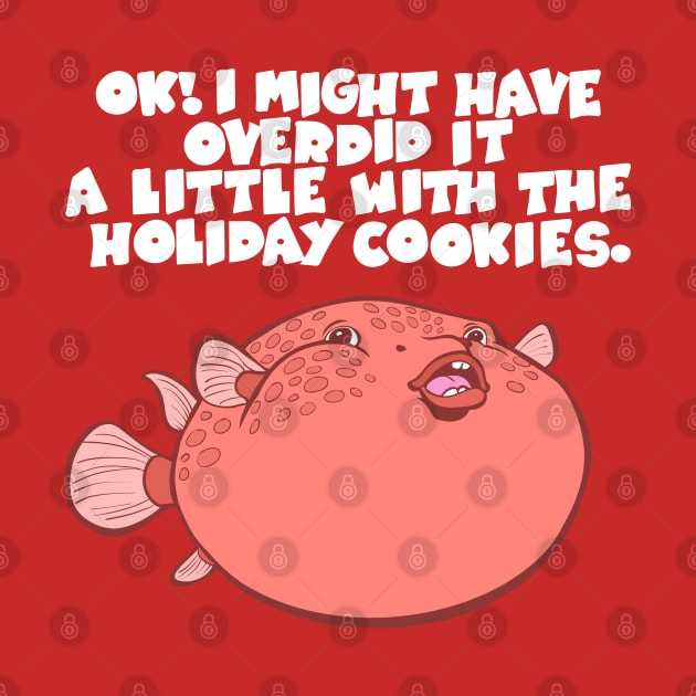 Pufferfish Holiday Cookies by Peppermint Narwhal