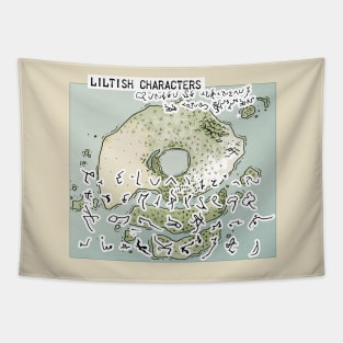 Liltish Characters Tapestry