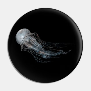 Galaxy Jellyfish Pin