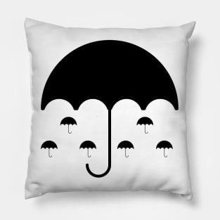 Raining Umbrellas Pillow