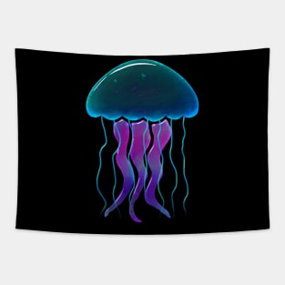 Glowing Jelly Fish Tapestry