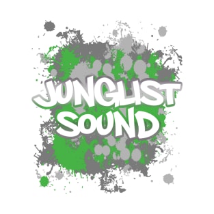 JunglistSound-FlouroSplatter T-Shirt