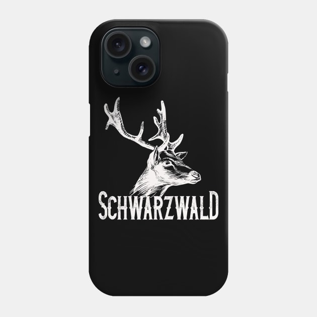 Schwarzwald Heimat mit Hirsch Phone Case by Foxxy Merch