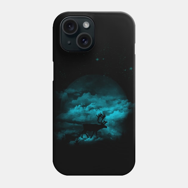 deer silhouette Phone Case by Candy Store