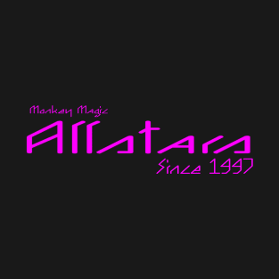 SynthWave Monkey Magic Allstars logo T-Shirt