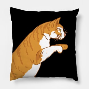 Orange Tabby Cat Pillow