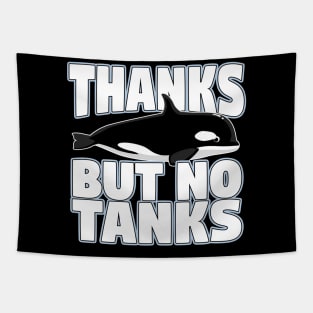 Thanks But No Tanks Tapestry