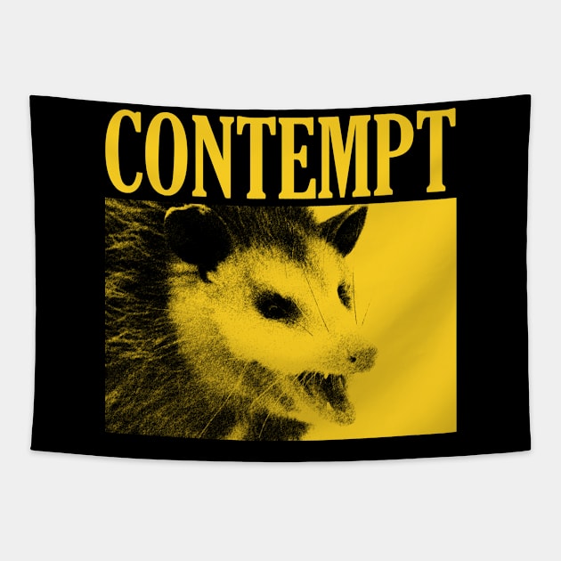 Contempt Opossum Tapestry by giovanniiiii