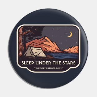 Sleep Under The Stars Pin