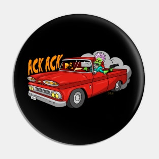 Ack ack alien attack Pin