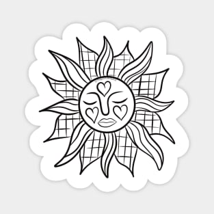 Sun Flower Magnet