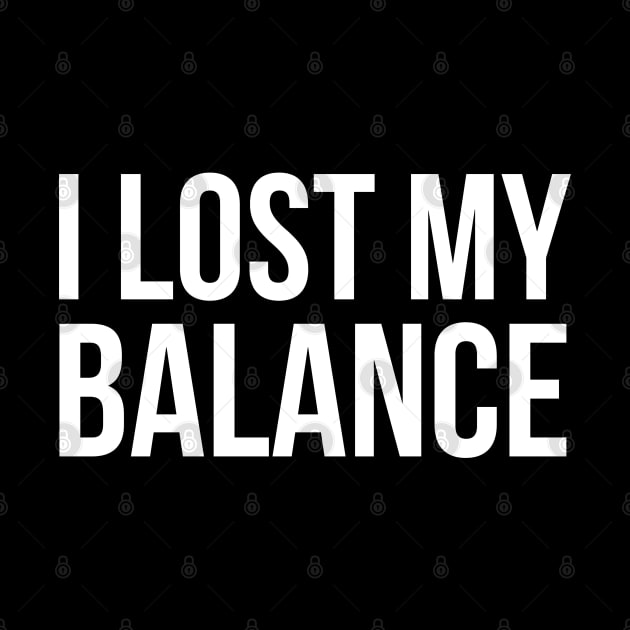 I Lost My Balance by evokearo