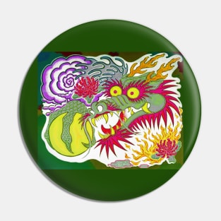 Neon Dragon With 4 Elements Variant 12 Pin