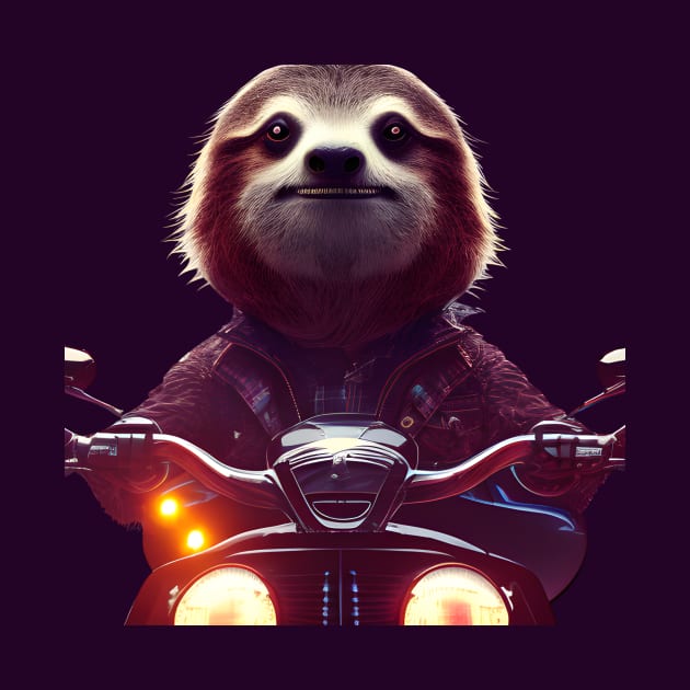 Biker Sloth by BlockchainDaddy