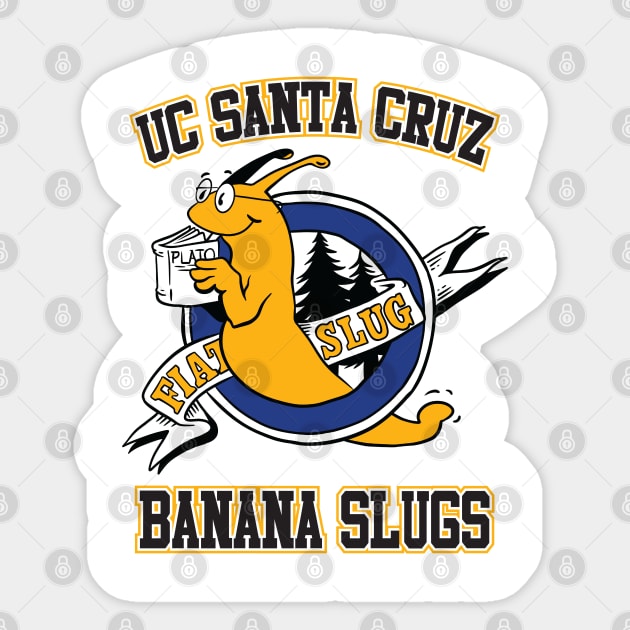 UCSC - Banana Slugs - Uc Santa Cruz - Sticker | TeePublic