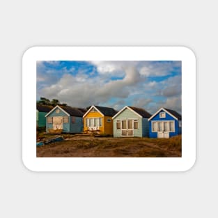 Beach Huts Hengistbury Head Dorset England Magnet