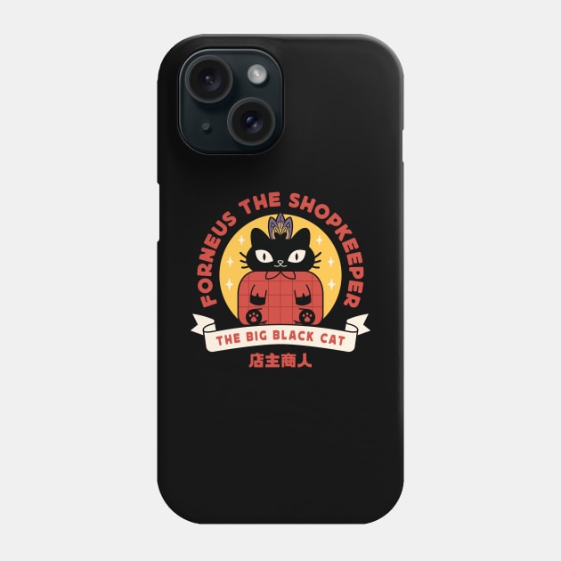 Weirdest Shopkeeper Feline Phone Case by Lagelantee