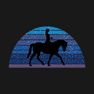 Lispe Horseback Riding Starlight T-Shirt