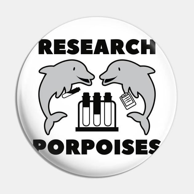 Research Porpoises Pin by VectorPlanet