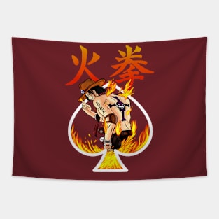 One piece fire fist Ace Tapestry