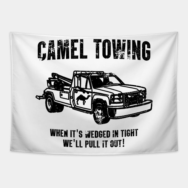 Camel Towing Vintage Tapestry by Wishing Well