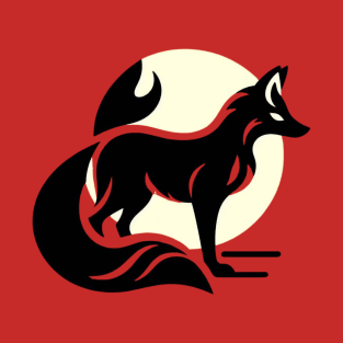 Fox  silhouette T-Shirt