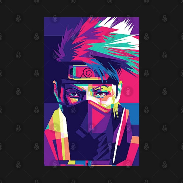 Kakashi anime by Banten vector