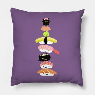 Cute Sushi | Kawaii Sushi Characters Pillow