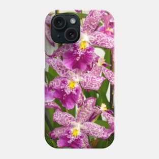 Purple Leopard Orchids Phone Case