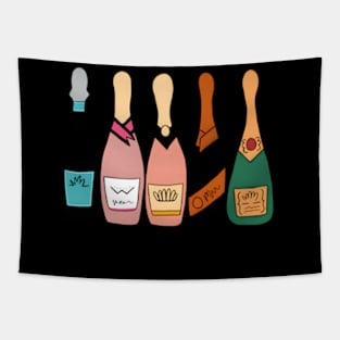 Champagne For Breakfast Brunch Day Drinking Tapestry