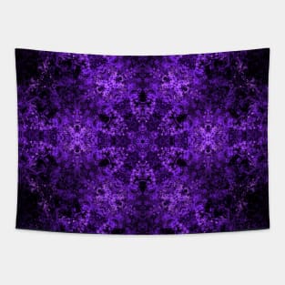 Passionate Purple Kaleidoscope Star Modern Abstract Art Tapestry