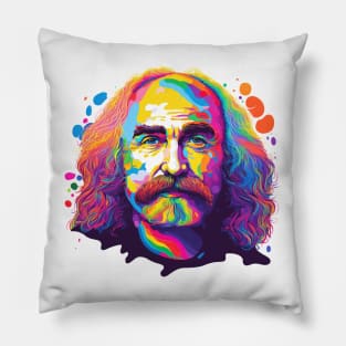 David Crosby / Retro Original Fan Design Pillow