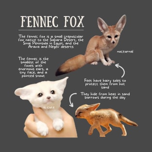 Animal Facts - Fennec Fox T-Shirt