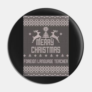 Merry Christmas FOREIGN LANGUAGE TEACHER Pin