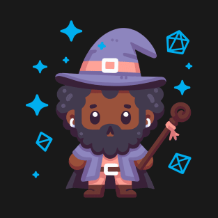 Chibi Wizard Dungeon Master T-Shirt