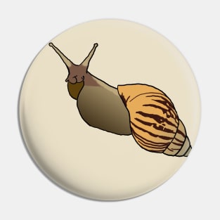 Garden Snail Pin
