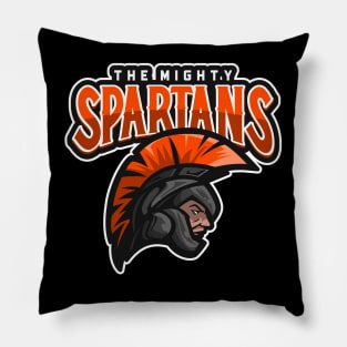 The Mighty SPARTANS / Gaming, Fitness, Workout Squad Pillow