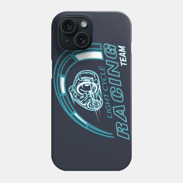 The Light Cycle Racing Team Phone Case by DeepDiveThreads