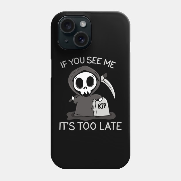 Grim Reaper Phone Case by valentinahramov