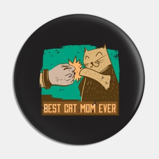 best cat mom ever Pin