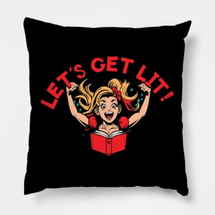 Who loves literature?! Pillow